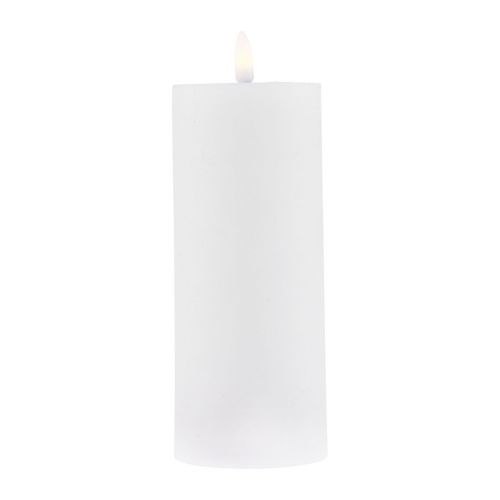 Floristik24 LED svíčka s časovačem pohyblivý plamen svíčky z pravého vosku 19cm