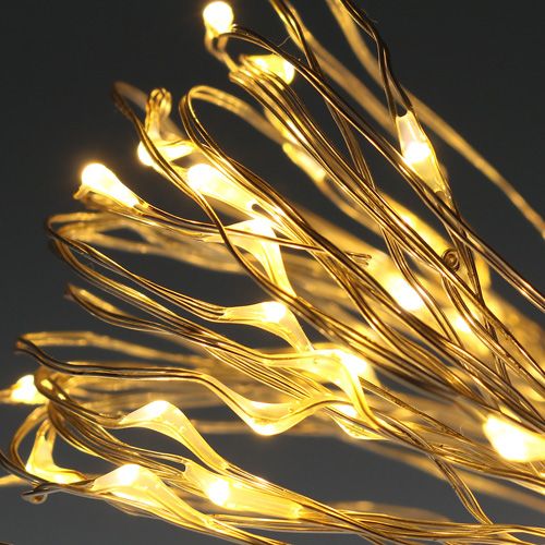 položky LED pohádková světla 40s na baterie teplá bílá