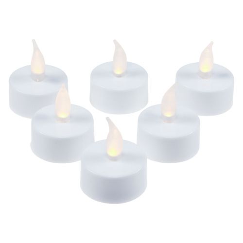 položky LED čajové svíčky čajové svíčky s dálkovým ovládáním Ø3,5cm 6ks