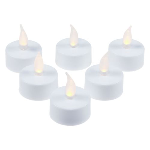 položky LED čajové svíčky čajové svíčky s dálkovým ovládáním Ø3,5cm 6 ks