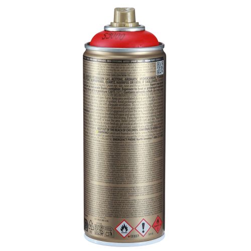 položky Barva ve spreji červená Montana Gold saténová matná 400ml