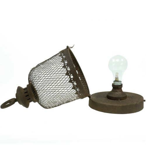 Floristik24 Dekorativní lampa starožitná Ø16cm V29,5cm