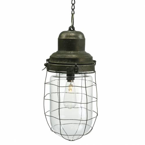 Floristik24 Deco lampa lodní lampa s řetízkem k zavěšení LED Ø13,5cm H29,5cm