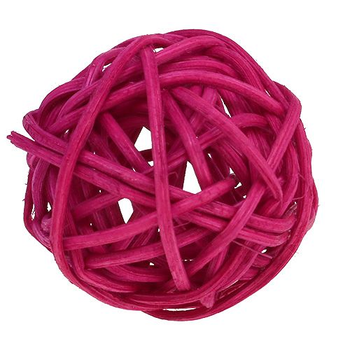 Floristik24 Lataball sortiment 3cm růžová/růžová/lila 72 ks