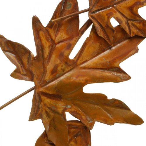 Floristik24 Listový věnec, ušlechtilá rez, kovová dekorace, věnec, podzimní dekorace, pamětní floristika Ø29cm