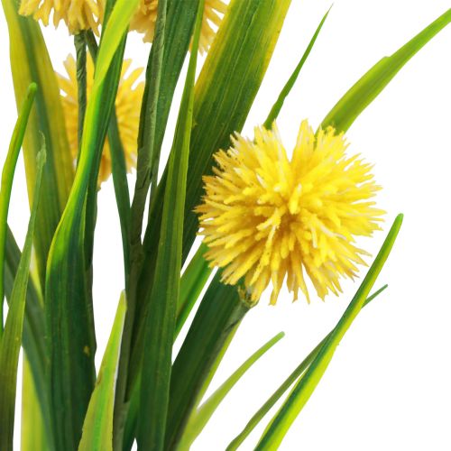 Floristik24 Umělé květiny koule květina allium okrasná cibule umělá žlutá 45cm