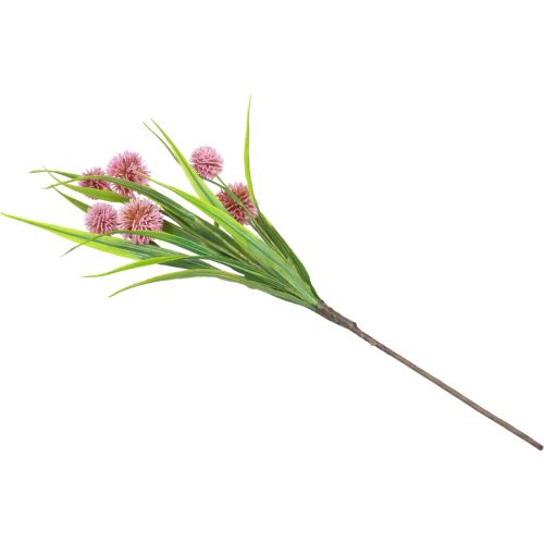 položky Umělé květiny koule květina allium okrasná cibule umělá růžová 45cm