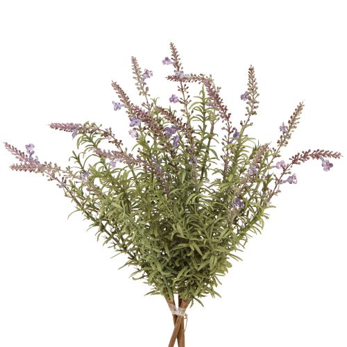 položky Levandule umělé bylinky na stonku se 7 větvemi 40cm 3ks