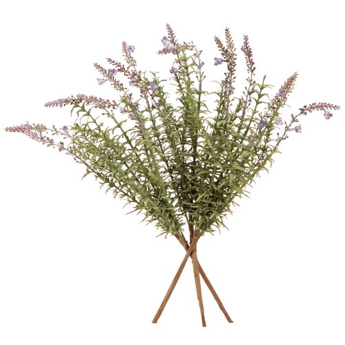 položky Levandule umělé bylinky na stonku se 7 větvemi 40cm 3ks