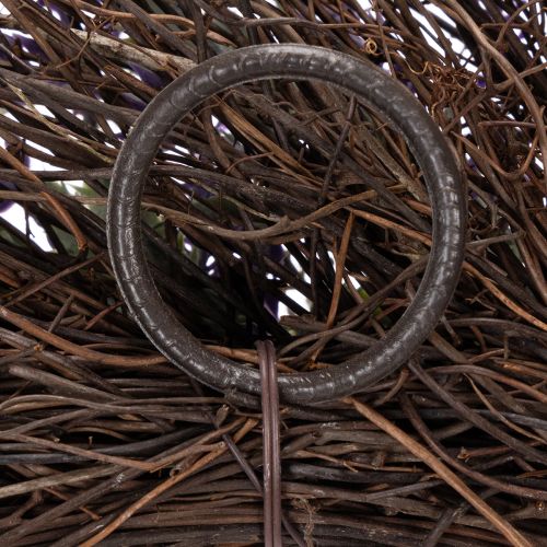 položky Levandulový věnec na jaro, dekorace na dveře, dekorativní předmět do vstupního prostoru, 60 cm