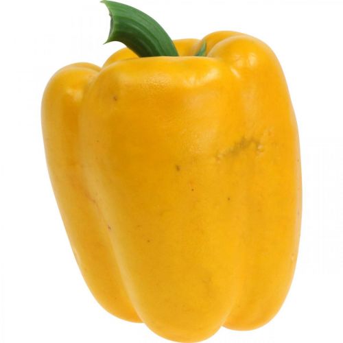 Floristik24 Replika jídla paprikově žlutá 9,5 cm