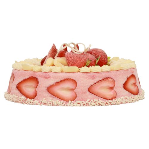 Potravinářský panák, umělý dort jahodový krém Ø23cm V9,5cm