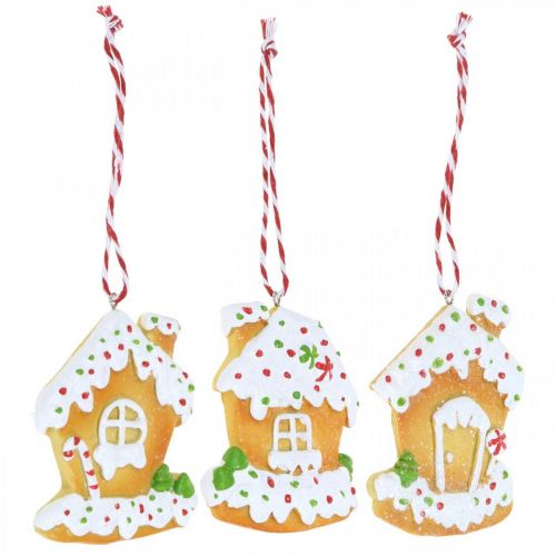položky Crispy house Vánoční ozdoby na stromeček perníková chaloupka H9cm 3 ks