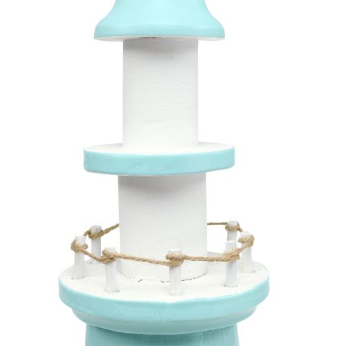 Floristik24 Maják Ø16cm H50,5cm Modrý