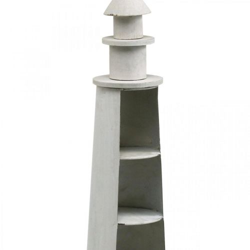 položky Lighthouse Shabby Chic krémová letní dekorace Námořní Ø14,5cm H51cm