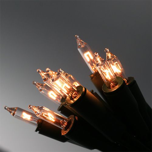 Floristik24 Světelný řetěz mini 10 1,5m pro vnitřní zelený / čirý