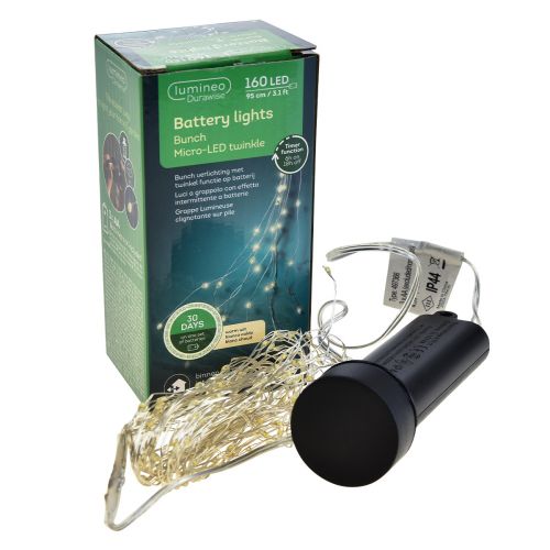 Floristik24 Light trail timer baterie Twinkle 140cm 160 Micro LED