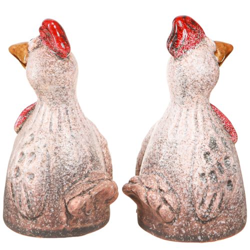 položky Legrační dekorativní kuře keramická dekorativní figurka Velikonoce 10,5cm 4 kusy