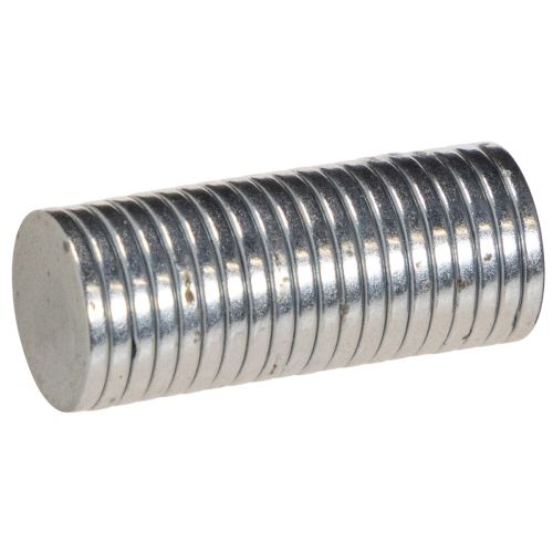 Kulatý magnetický disk na svícny a kovové tácy, 1 cm, 20 kusů nakoupit | Floristik24.cz