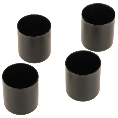 položky Magnetický svícen, černý kov, V3 cm, 4 kusy