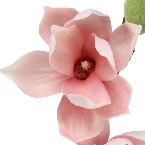 Floristik24 Magnolia umělá světle růžová 70cm