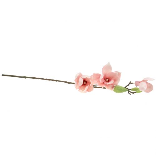 Floristik24 Magnolia umělá světle růžová 70cm