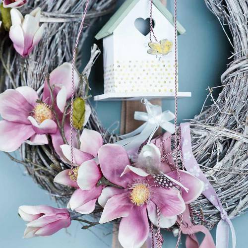 Floristik24 Magnolie větev fialová 110cm 1ks