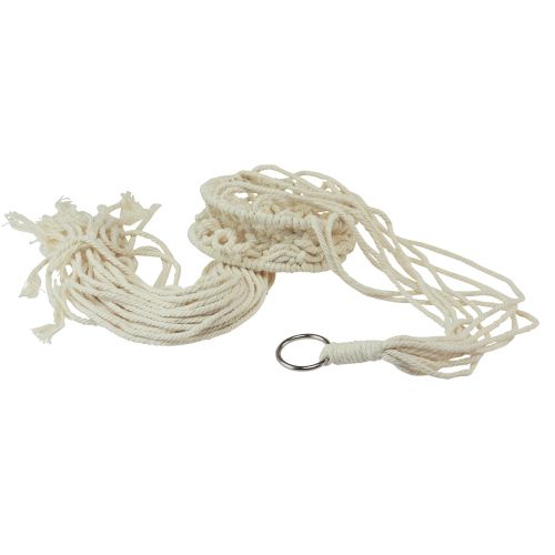 položky Macrame závěsná dekorace krémová v boho stylu Ø12cm H79cm