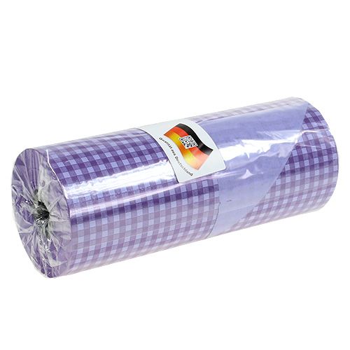 položky Manžety Paper Check Purple 25cm 100m