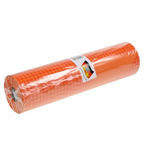 položky Manžetový papír 37,5cm Orange Check 100m