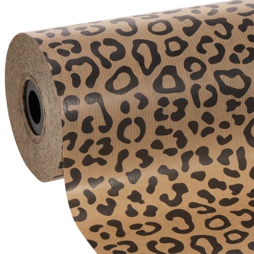Manžetový papír, leopardí vzor, role 25cm 100m, dárkové balení nakoupit | Floristik24.cz