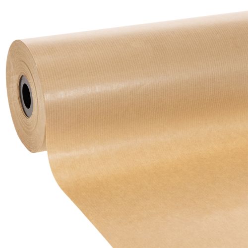 Přírodní kraftový papír na manžety, role papíru 25 cm 100 m, dekorativní papír