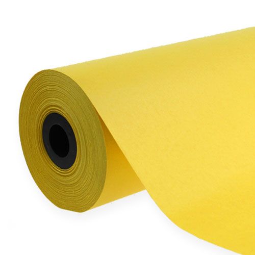 Floristik24 Manžetový papír žlutý balicí papír 37,5cm 100m