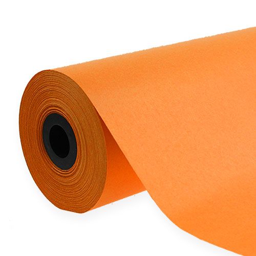 Floristik24 Manžetový papír 37,5cm 100m oranžový