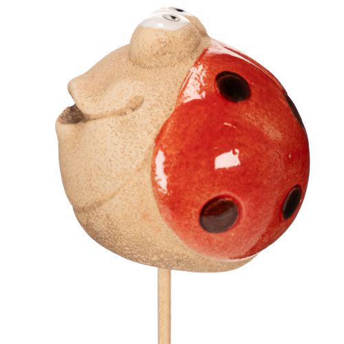 položky Zahradní kolíky ve tvaru berušky, dekorativní poutač pro zahradní dekoraci, 25 cm, 4 kusy