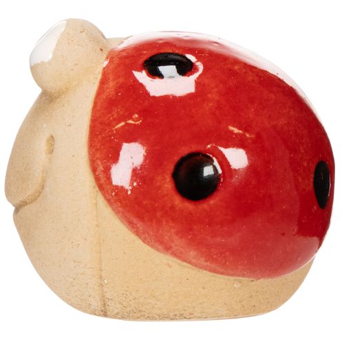 položky Dekorativní keramická figurka berušky pro veselou dekoraci zahrady a parapetů, 7 cm, 3 díly