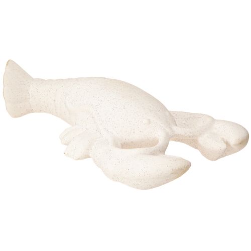 Floristik24 Námořní dekorace Keramická postava Humr bílý 26,5×13×5cm