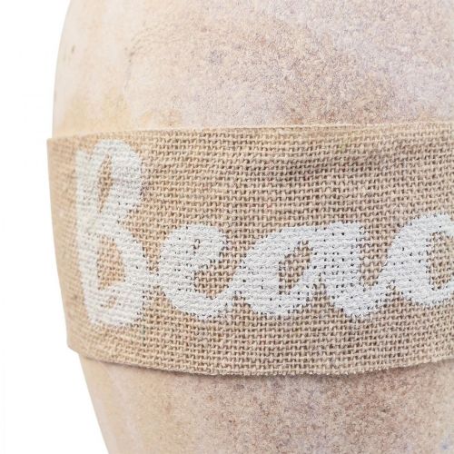 Floristik24 Námořní dekorační bójka, závěsná dekorační deko bójka “Beach” 27×8,5cm