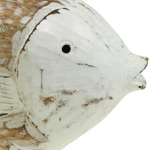 Floristik24 Námořní dekorace rybí dřevo dřevěná ryba shabby chic 28×15cm