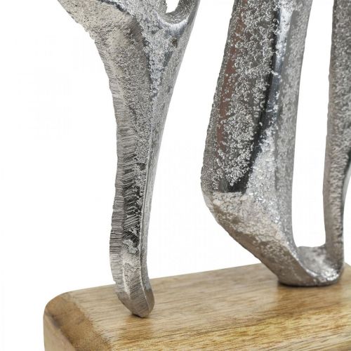 Námořní dekorace, ozdobný rybí kov, ozdobná rybka stříbrná V18cm