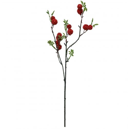 položky Berry větev umělá vánoční větev moruše 63cm