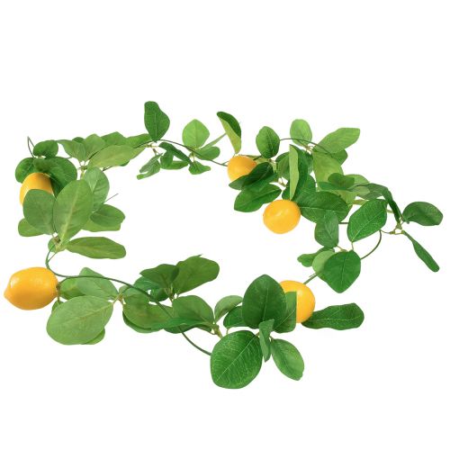 Floristik24 Středomořská dekorace girlanda citron dekorace umělá 165cm