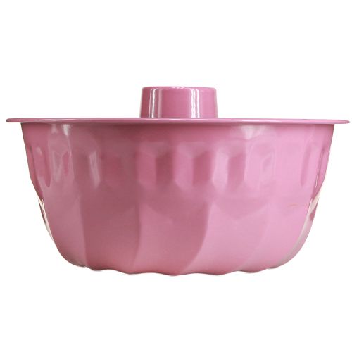 položky Kovová ozdobná mísa pečicí forma Gugelhupf růžová Ø23cm H12cm
