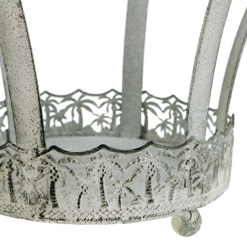 Floristik24 Kovová korunka na ozdobu Ø20,5cm V26cm
