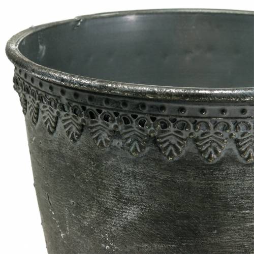 položky Kovový pohár stříbrný starožitný V26cm Ø17cm