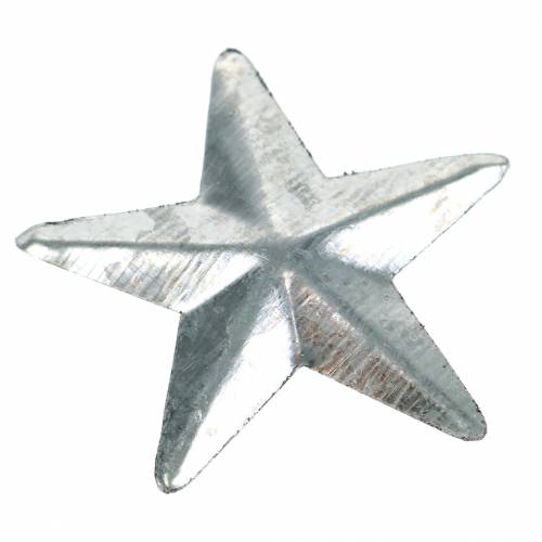 položky Hvězdný kov stříbrný 4cm 48p