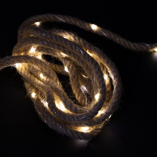 Floristik24 Mikro LED světelný řetěz s kabelem, vnitřní, teplá bílá, 390 cm