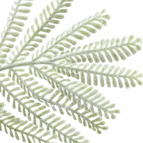 položky Dekorativní větvička mimóza green frost efekt 63cm