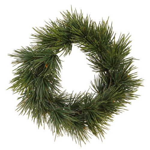 Mini adventní věnec umělý jako pravé jehličí Ø22cm