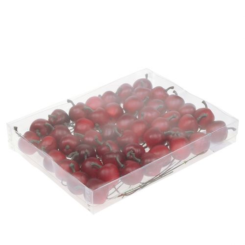 položky Mini jablko na drátě Ø2,5cm 48 ks